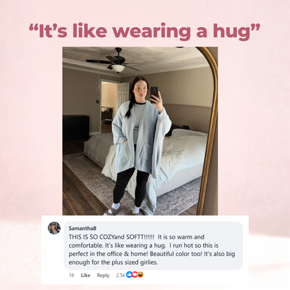 Zushi Wearable Blanket Cardigan